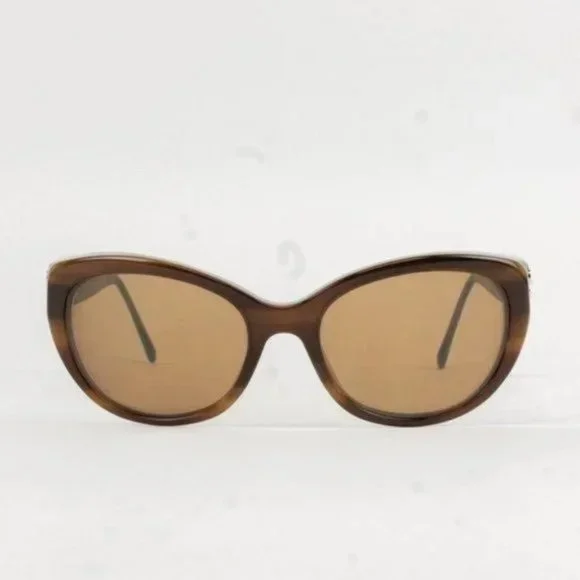 Chanel Blue Camelia and Horn Sunglasses Chanel 4064 124 6C – Vintage Frames Company main image 2